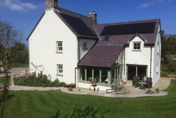 Hesgfan LNB Construction New Build Project. Dinas, North Pembrokeshire. A modern build with a traditional period look.