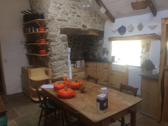 Ffynnon Clun restored cottage kitchen. LNB Construction Pembrokeshire wales.